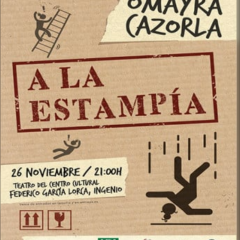 Omayra Cazorla presenta «A la estampía» en el Centro Cultural Federico García Lorca